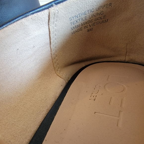 Loft OUTLET Navy and Gold Loafers - Picture 10 of 11